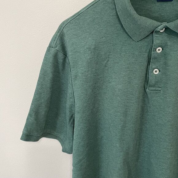 Polo Ralph Lauren Polo Shirt Mens XL Short Sleeve Green Pony Logo Preppy - Picture 3 of 9